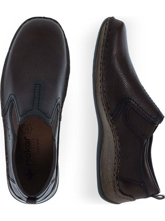 Leather Men's Slip-On Brown