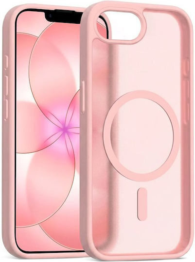 Crong Hybrid Matte Magnetic Back Cover Ροζ (Iphone 17th / 16th)
