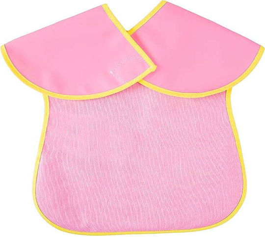 Baby Jem Waterproof Fabric Baby Bib Pink