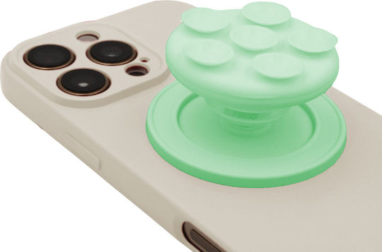 Pop Socket Magsafe Με Βεντούζα Πράσινο Απαλό