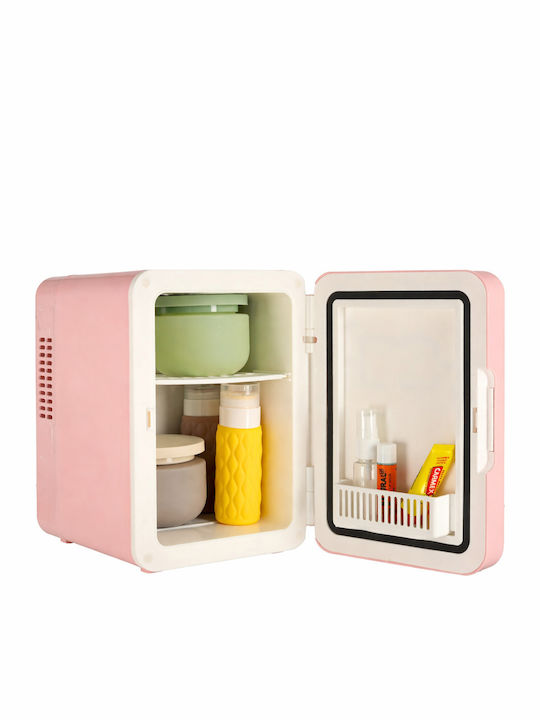 Frigider Pentru Cosmetice Cu Raft Roz 45W