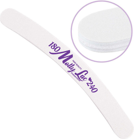 Fișă Pentru Unghii Banană Mollylac 180/240