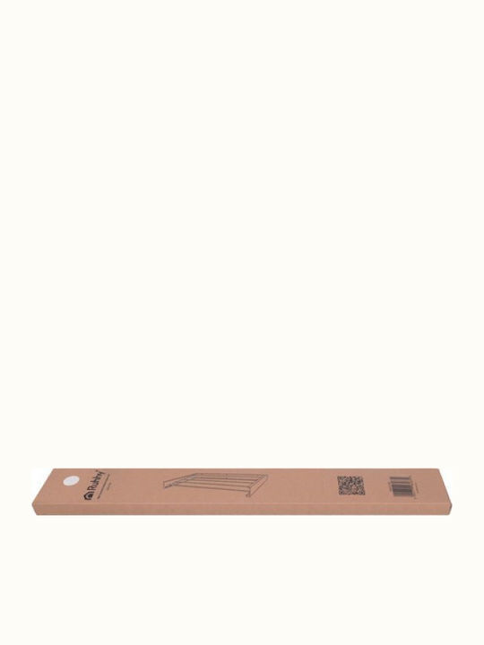 Ruhhy Folding Wall Mounted Clothes Drying Rack Aluminum 80x40cm