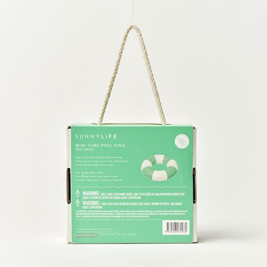 Sunnylife Saltea Gonflabilă Pentru Plajă Verde 58x58cm
