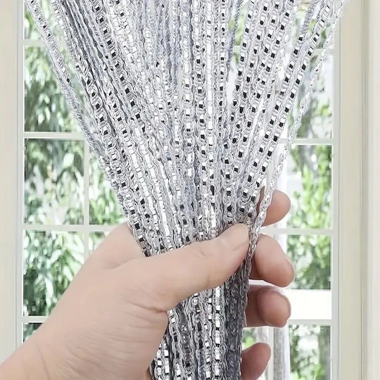 Κουρτίνα String Strass Χρυσό 100x195cm 39-950-2543