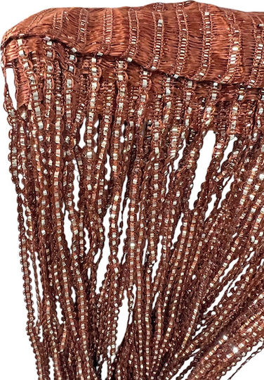 Κουρτίνα String Strass Χρυσό 100x195cm 39-950-2543