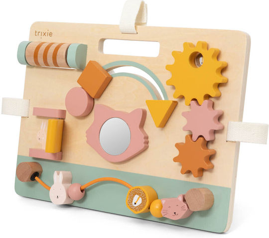 Trixie Baby Activity Toy Mrs Wooden with Sounds for 6+ Months