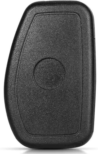 Techstar Car Key Case Transformer Type Knife Flip Ne72 2 Buttons Compatible Dacia Logan Sandero Duster Renault Clio Megane