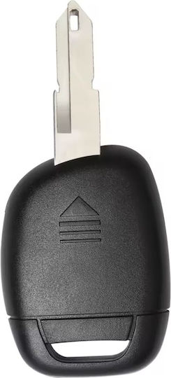 Cheie Auto Completă Telecomandă Techstar Compatibilă Renault Clio II Kangoo Twingo Maestru 1 Buton 433 Mhz Pcf7946 Id46 Ne72 Lamă