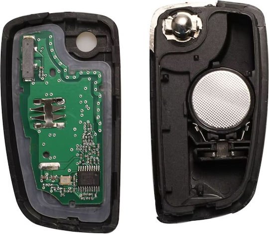Telecomandă Cheie Auto Completă Techstar Compatibilă Nissan Qashqai J11 Pulsar C13 Juke F15 X-Trail T32 Micra 3 Butoane 433 Mhz 4a Pcf7952e Cwtwb1g767