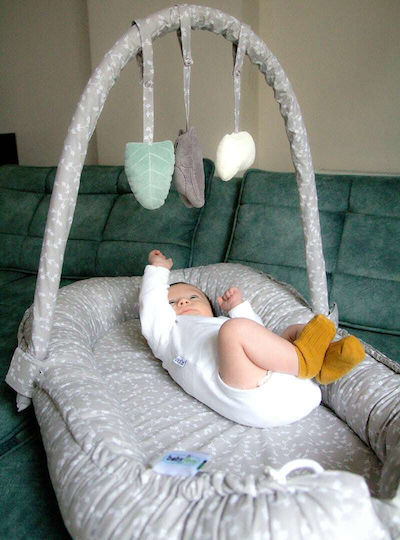 Baby Jem Βρεφικό Μαξιλάρι Φωλιά Γκρι Baby Jem Βρεφικό Μαξιλάρι Φωλιά Γκρι