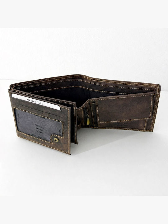 Leder Herrenbrieftasche Braun