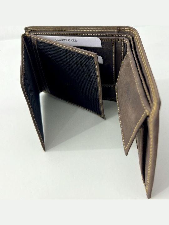 Leder Herrenbrieftasche Braun