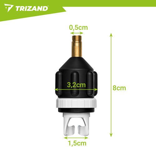 Trizand Adaptor Supapă Umflare în Culoare Albă