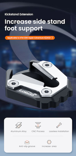 Loboo Aluminum Side Stand Pad Ktm1290 Super Adventure S 2022