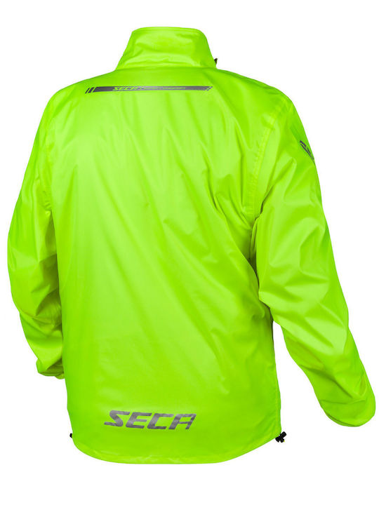 Seca Typhoon Fluo Yellow Rain Jacket Size M Seca Typhoon Fluo Yellow Rain Jacket Size M