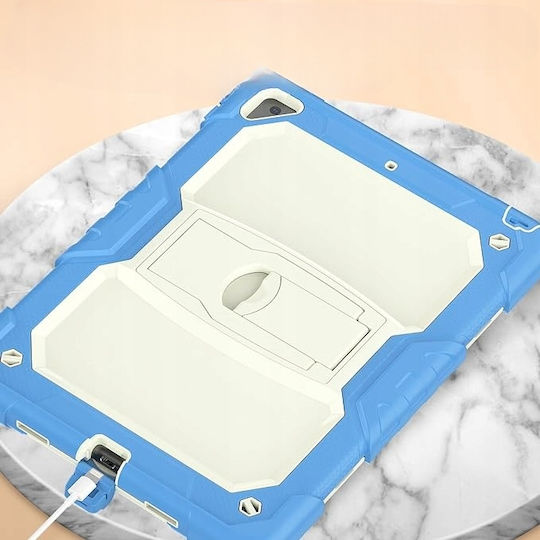 Umschlag Rückseite Drehbar Robust für Kinder Blau (iPad Air 3, iPad Pro 10,5)