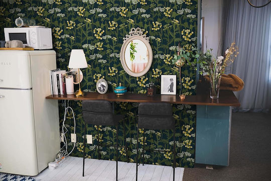Self-Adhesive Gray Vinyl Wall Wallpaper 300x40cm