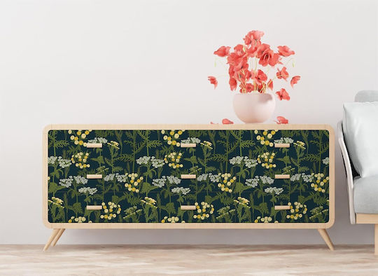 Self-Adhesive Gray Vinyl Wall Wallpaper 300x40cm