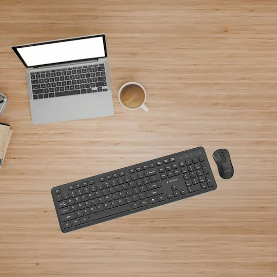 Gembird Slim Pro Kabelloses Tastatur & Maus Set Englisch (US)