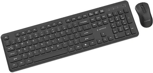 Gembird Slim Pro Kabelloses Tastatur & Maus Set Englisch (US)