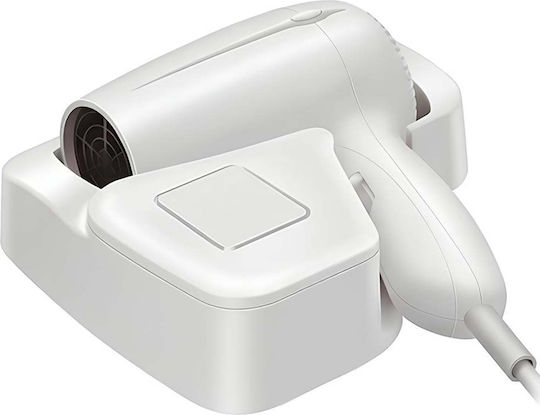 Avizar Elektrischer Wandmontierter Hotel-Haartrockner 1200w 2 Geschwindigkeiten Eingebauter Halter Weiß