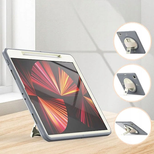 Flip Cover Rotierende Dauerhafte Graue iPad Pro 12,9 Zoll (5., 4., 3. Generation)