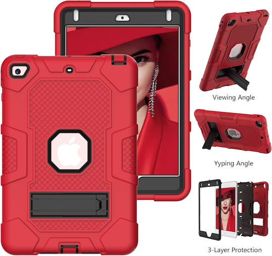 Flip Cover Durabilă Roșie (iPad 9 iPad 8 iPad 7)