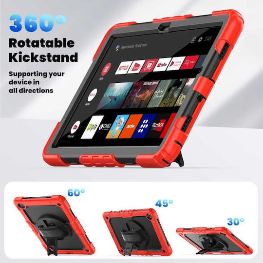 Flip Cover Rotierende Dauerhafte Rote (Samsung Galaxy Tab A7 10.4" T500)