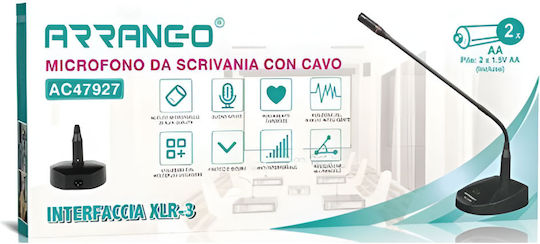 Arrango AC47927 Microfon Desktop, Braț Flexibil