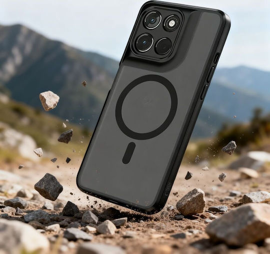 Tech-Protect Magmat Magsafe Back Cover Σιλικόνης / Πλαστικό Μαύρο (Moto G57 Power / G67 Power)