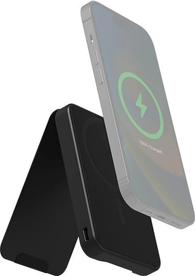 Mophie Snap+ MagSafe Power Bank 5000mAh 12W with USB-A Port Black