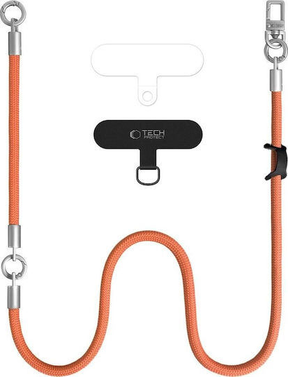 Tech-protect C10s Sfoară Crossbody și Curea de Încheietura Mâinii Portocalie Titan