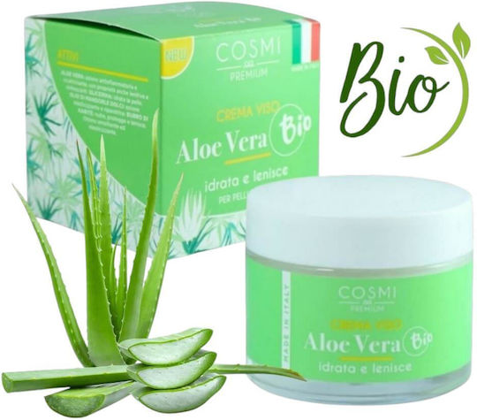 Cosmi Italia Aloe Vera Ενυδατική & Αναπλαστική Κρέμα Προσώπου Ημέρας με Aloe Vera 50ml