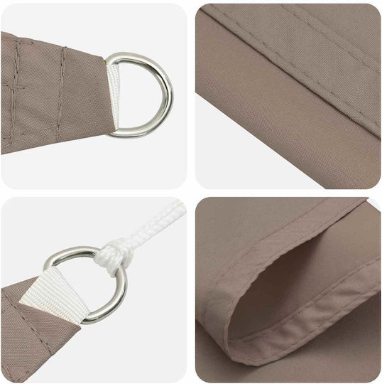 vidaXL Rechteckiges Sonnensegel Braune 2x6m
