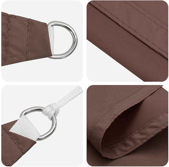 vidaXL Pânză De Umbrire Rectangulară Maro 2x6m