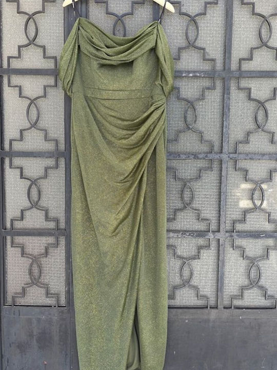 Rochie Maxi pentru Nuntă / Botez Verde