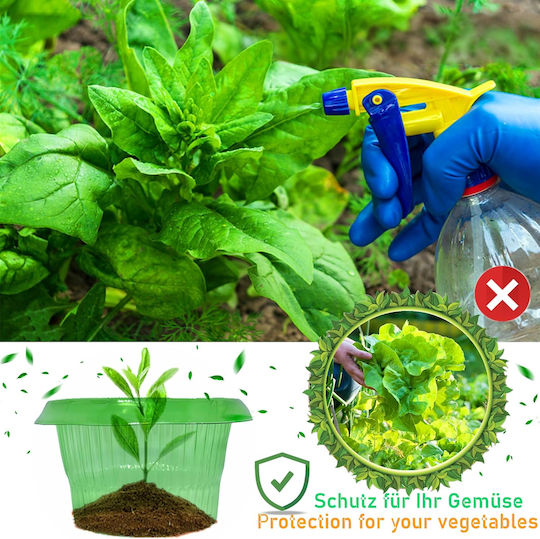 Set 20 Gulere 20 Plase Protecție Plante Împotriva Melcilor Insectelor