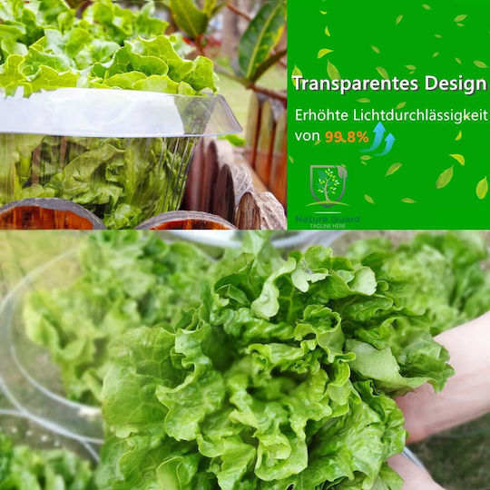 Anti-slug Rings 12 Pieces Ø 24 Cm Pet Plant Protection Transparent