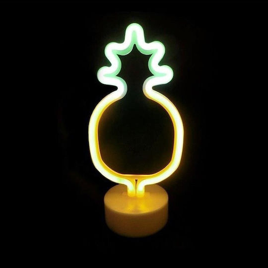 Aca Неон Декоративно Осветително Тяло LED Ананас 13x10x27.8см