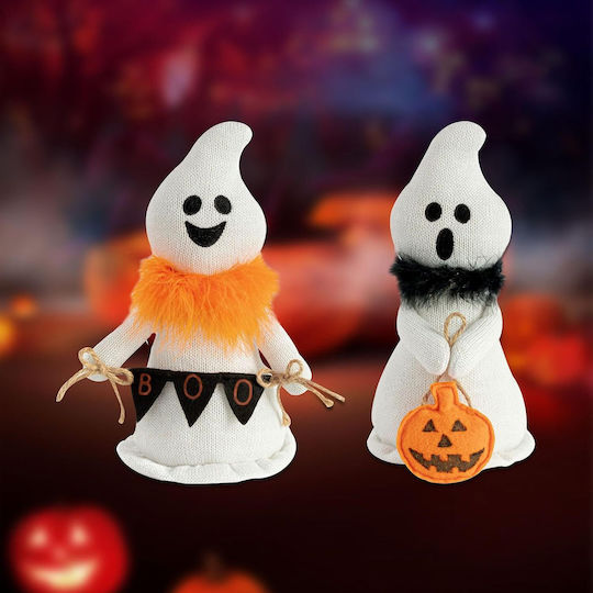 Plush Dekorative Lampe Kürbis Orange 2Stück