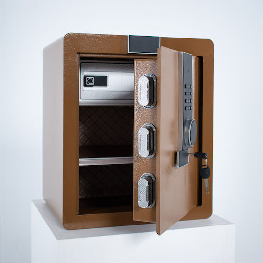 Tresor mit digitalem Schloss Abmessungen H45xB38xH32cm mit Gewicht 11.75kg SF00014