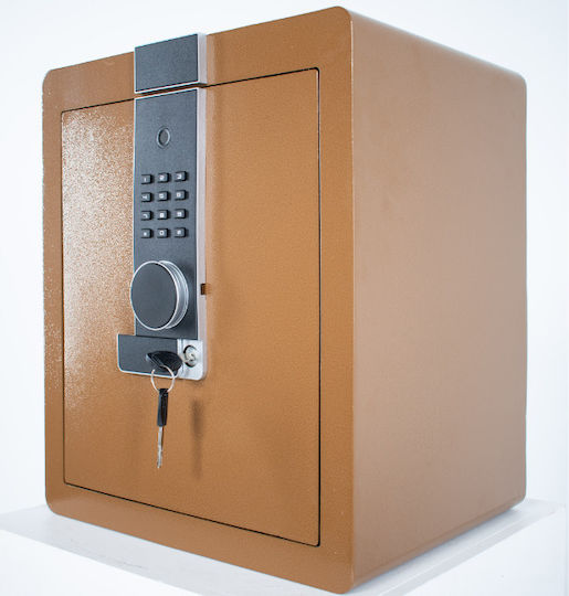 Tresor mit digitalem Schloss Abmessungen H45xB38xH32cm mit Gewicht 11.75kg SF00014