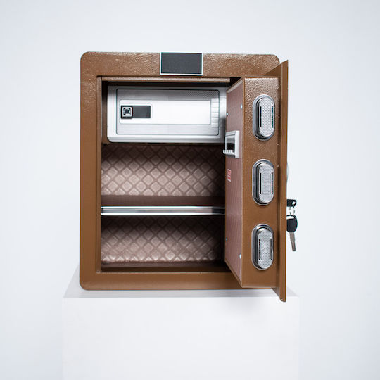 Tresor mit digitalem Schloss Abmessungen H45xB38xH32cm mit Gewicht 11.75kg SF00014