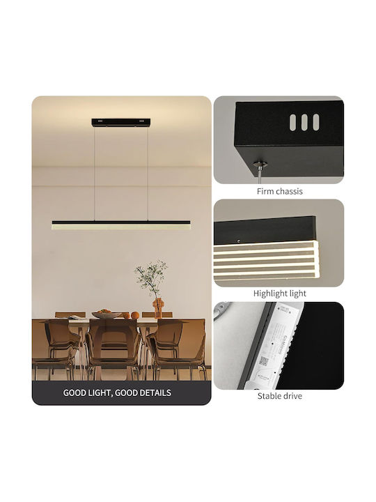 Lampa Lustră Negru