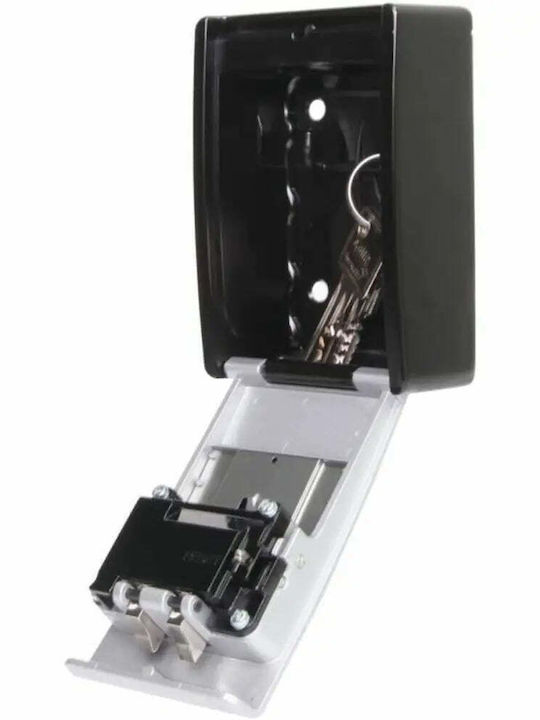 Abus KeyGarage 787 Big Wall-mounted Combination Key Holder Metallic with Combination Dial 50 Hooks 8.4x12x12cm