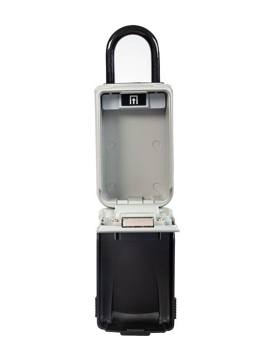 Combination Key Holder with Horseshoe Metallic and Combination Dial 7.5x5x12.5cm
