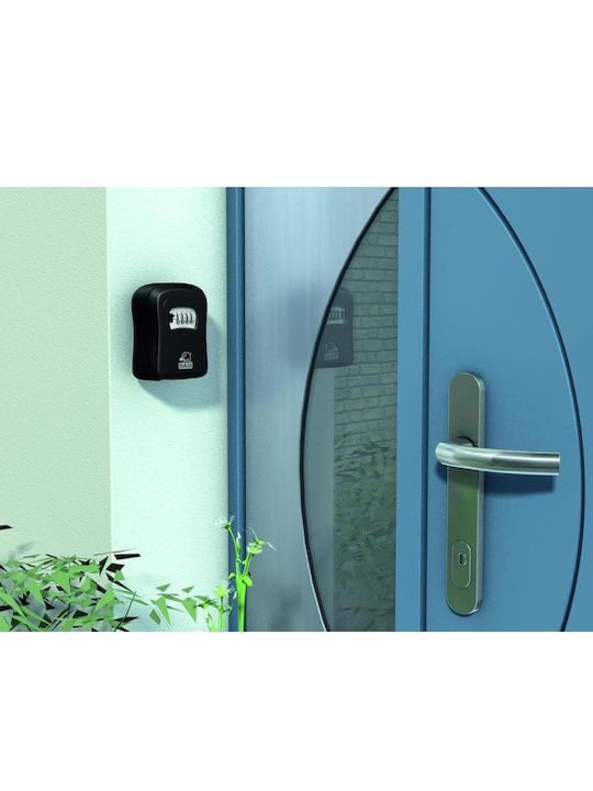 Basi SSZ 200 Wall-Mounted Combination Key Holder Metallic With Combination Dial 9.5x4x11.5cm