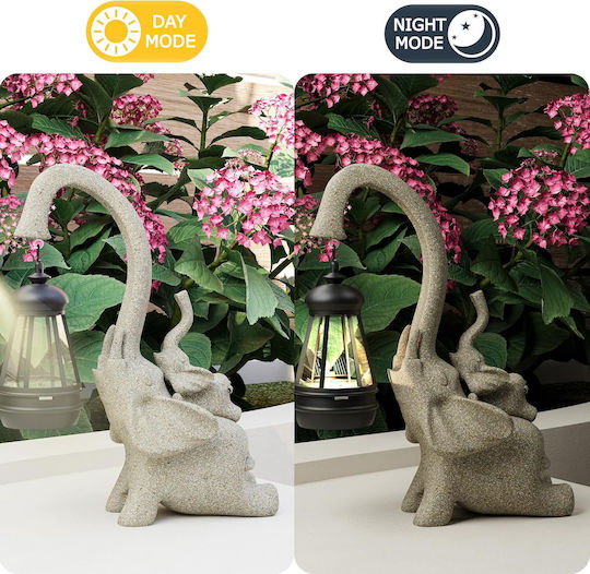 Figurine Solarleuchte Ampel mit Bewegungssensor und Fotokontakt