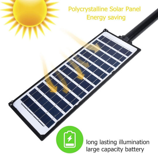 Lampa Wandmontiert Solarleuchte mit Bewegungssensor, Fotokontakt und Fernbedienung IP65